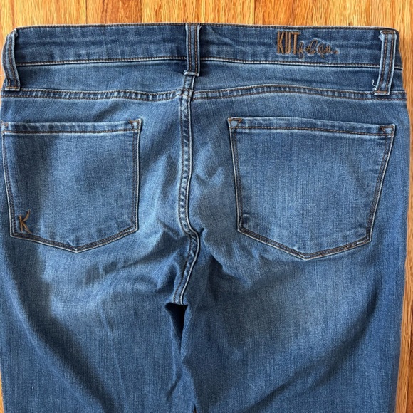 Kut from the Kloth Women’s Blue Denim Jeans Waist 31in Straight Leg - Picture 4 of 4